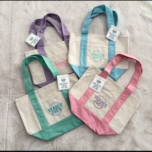 Canvas Tote Bag Set - Multicolor